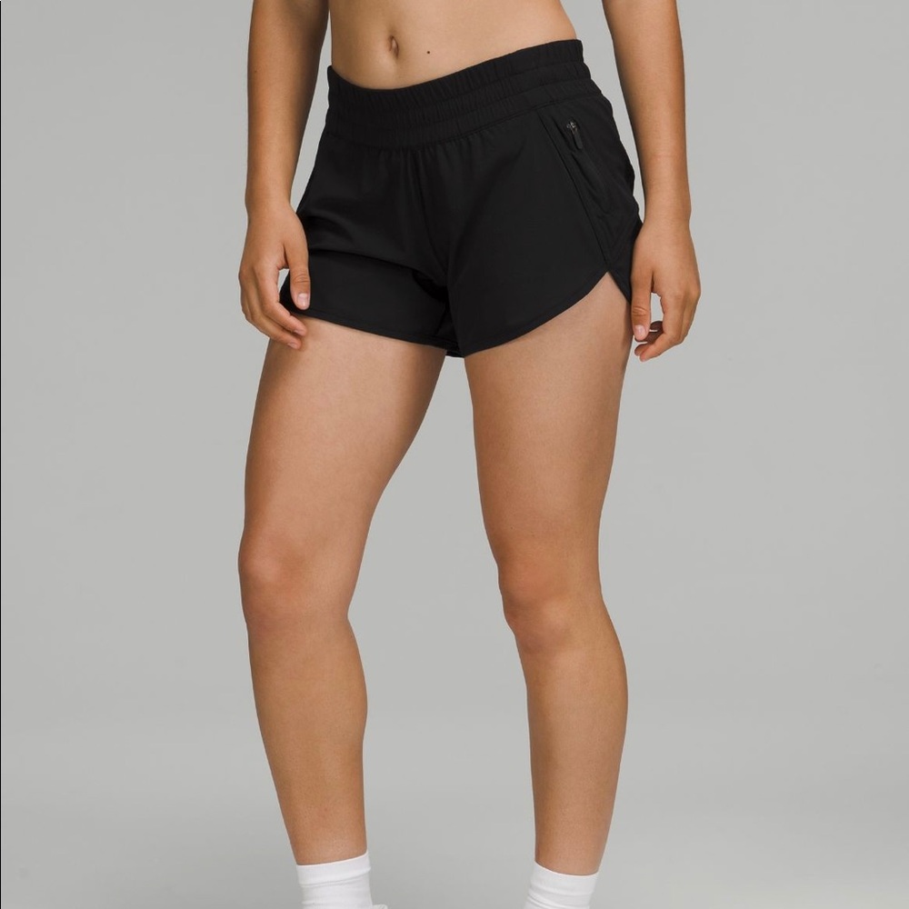 LULULEMON Black Tracker Shorts Low rise